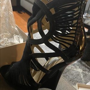Authentic Jimmy Choo wedge platform shoes